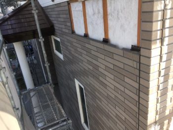 徳島県　上板町　板金工事　壁面　サイディング　撤去