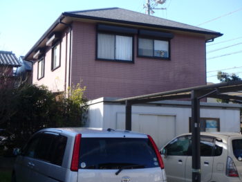 徳島県　南沖洲町　施工前　裏面　全体