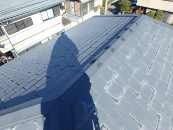 徳島県　南沖洲町　施工前　屋根　劣化