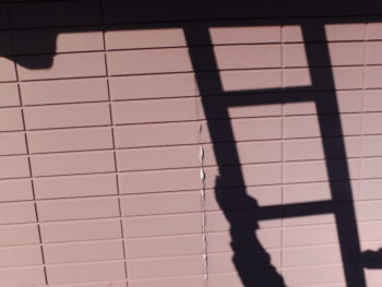 徳島県　南沖洲町　施工前　外壁　チョーキング