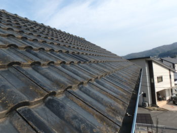 徳島県 八万町 施工前 屋根 劣化