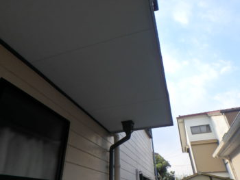 徳島県　矢三町　施工前　付帯部　軒天井