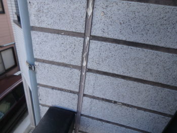 徳島県　北沖洲町　施工前　外壁　チョーキング