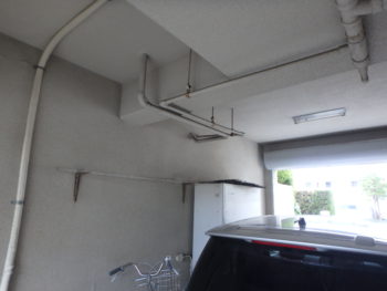 徳島県　かちどき橋　施工前　車庫