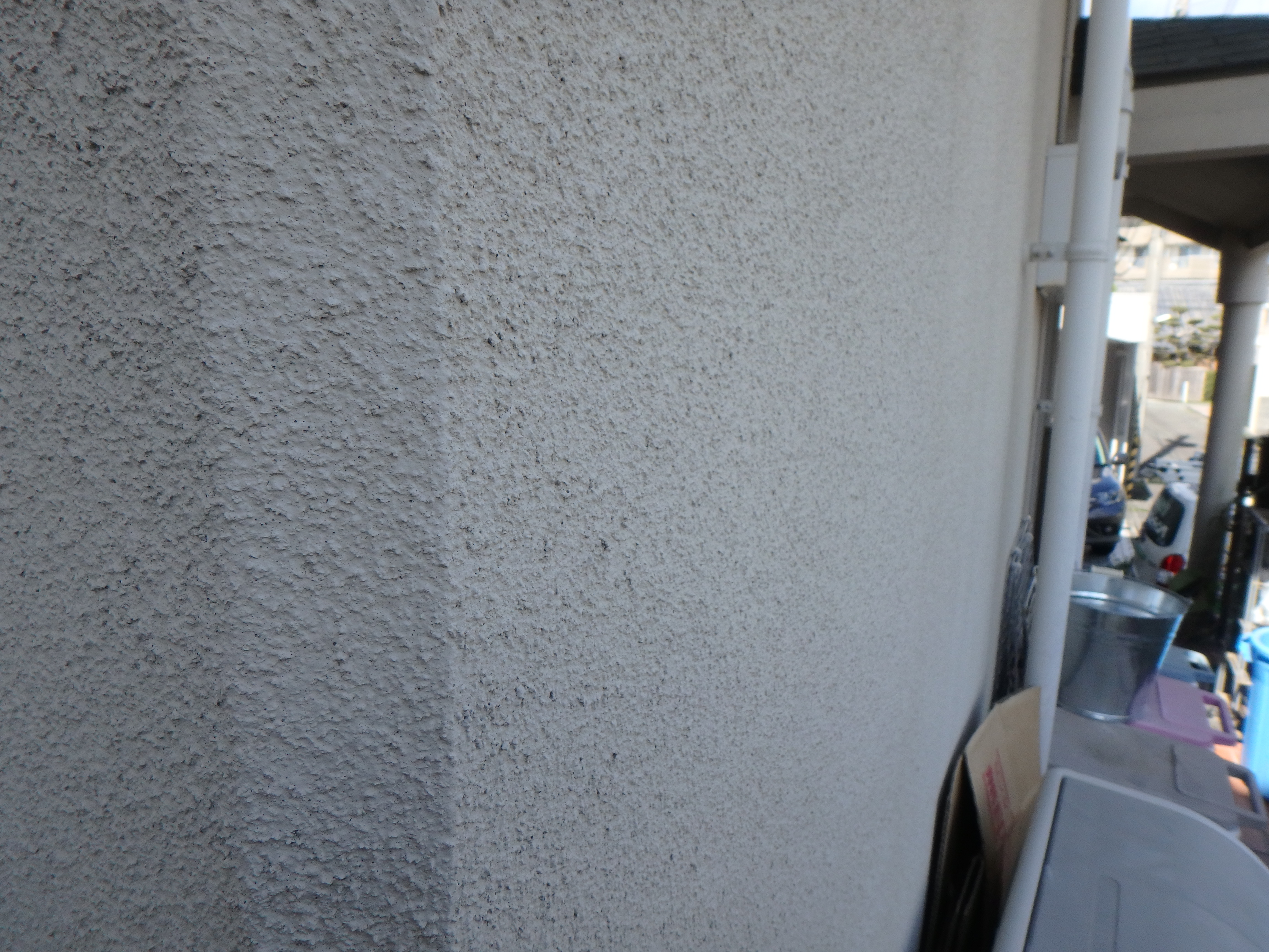 徳島県　かちどき橋　施工前　外壁　チョーキング