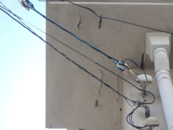 徳島県　かちどき橋　施工前　軒天井