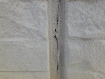 徳島県　松茂町　施工前　コーキング　劣化