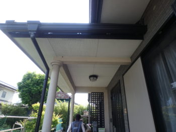 徳島県　石井町　施工前　軒天井