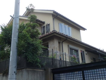 徳島 上八万 施工前 裏面