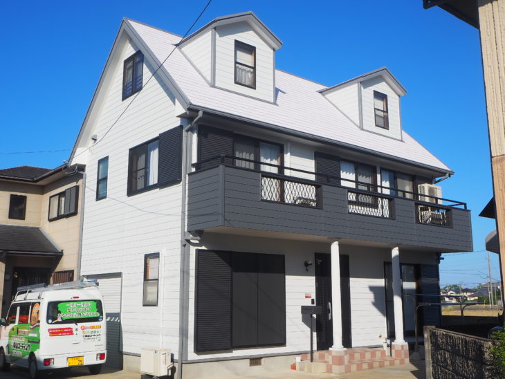 徳島県　藍住町　施工後　正面　全体