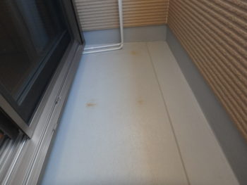 徳島県　藍住町　施工前　ベランダ