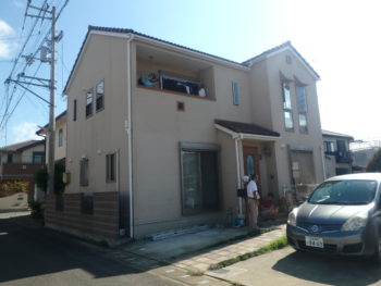 徳島県　藍住町　施工前　正面　全体