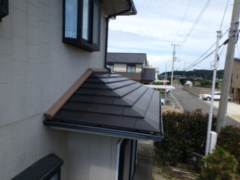 徳島県 中林町 施工前 外壁 汚れ