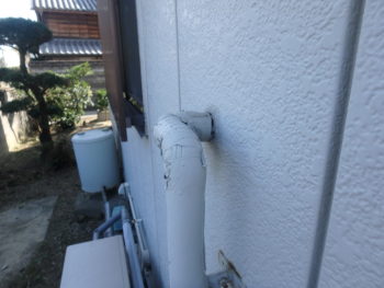 徳島県　国府町　施工前　外壁　アップ