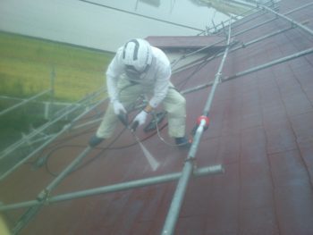 徳島県　阿南市　教会　洗浄　屋根
