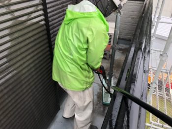 徳島 八万 洗浄 ベランダ