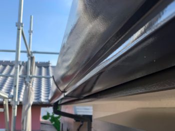 徳島県　南沖洲町　施工後　雨樋