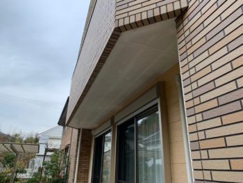 徳島県　名東町　施工前　付帯部　軒天井