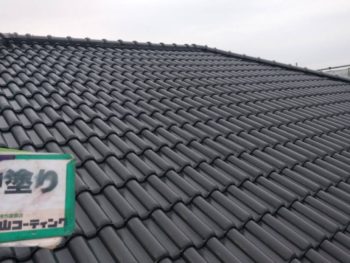 徳島県　新浜町　屋根　塗装後