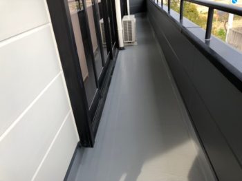 徳島県　阿南市　施工後　ベランダ