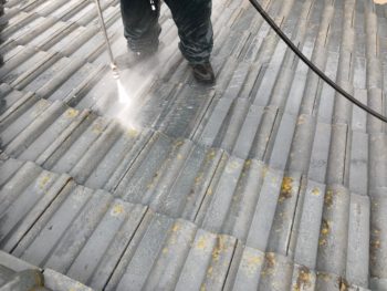 徳島県　石井町　高圧洗浄　屋根