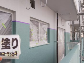 徳島県 南昭和町 外壁 塗装後 上塗り