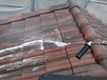 徳島県　川内町　洗浄　屋根　汚れ