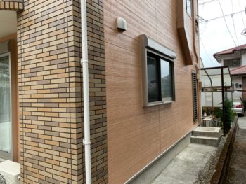 徳島県　名東町　施工後　外壁　サイディング