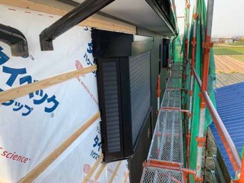 兵庫県　南あわじ市　板金工事　胴縁