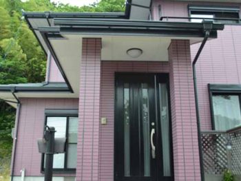 徳島県　撫養町　施工後　玄関