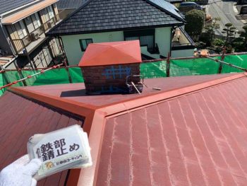徳島県　大麻町　屋根　塗装　錆止め