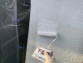 徳島県　板野郡　北島町　外壁　塗装　下塗り　