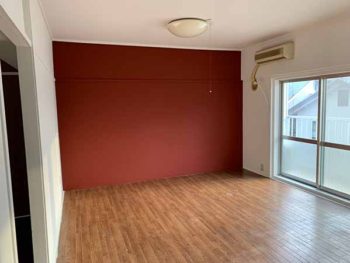 徳島県 マンション 室内塗装 施工後 全体 裏側