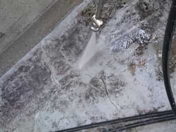 徳島県　名東町　高圧洗浄　ベランダ