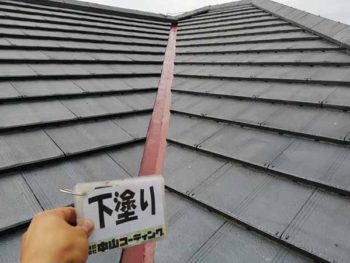 徳島県 松茂町 屋根塗装 鉄部 錆止め