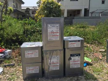 徳島県　撫養町　使用材料　屋根　下塗り