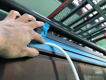 徳島県　上板町　コーキング　笠木　バックアップ