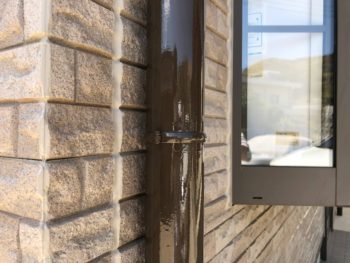 徳島県　名東町　施工後　雨樋