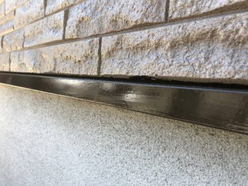 徳島県　名東町　施工後　土台水切り