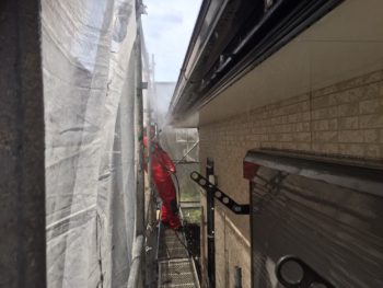 徳島県　松茂町　高圧洗浄　雨樋