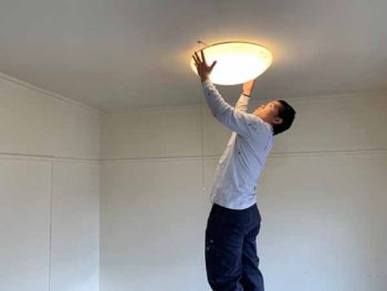 徳島県 マンション 室内塗装 ライト 撤去