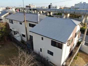 徳島県　川内町　施工後　裏面　全体