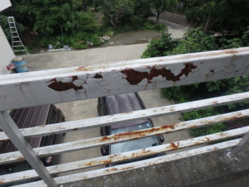 徳島県　沖洲町　施工前　手摺