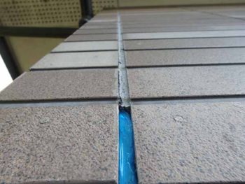 徳島県　撫養町　施工前　コーキング　劣化