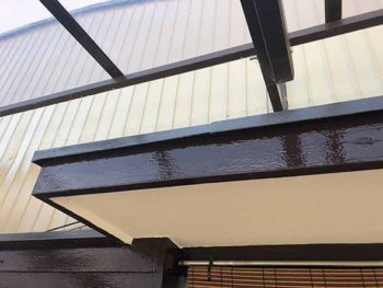 徳島市　北田宮　施工後　庇