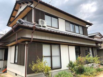 徳島県　羽ノ浦町　施工後　裏面　全体
