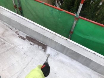 徳島県　中島田町　高圧洗浄　屋上