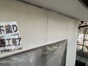 徳島県　板野郡　北島町　外壁　塗装後　下塗り