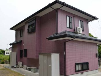 徳島県　撫養町　施工後　裏面　全体