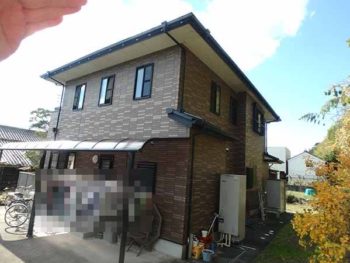 徳島県　撫養町　施工前　裏面　全体